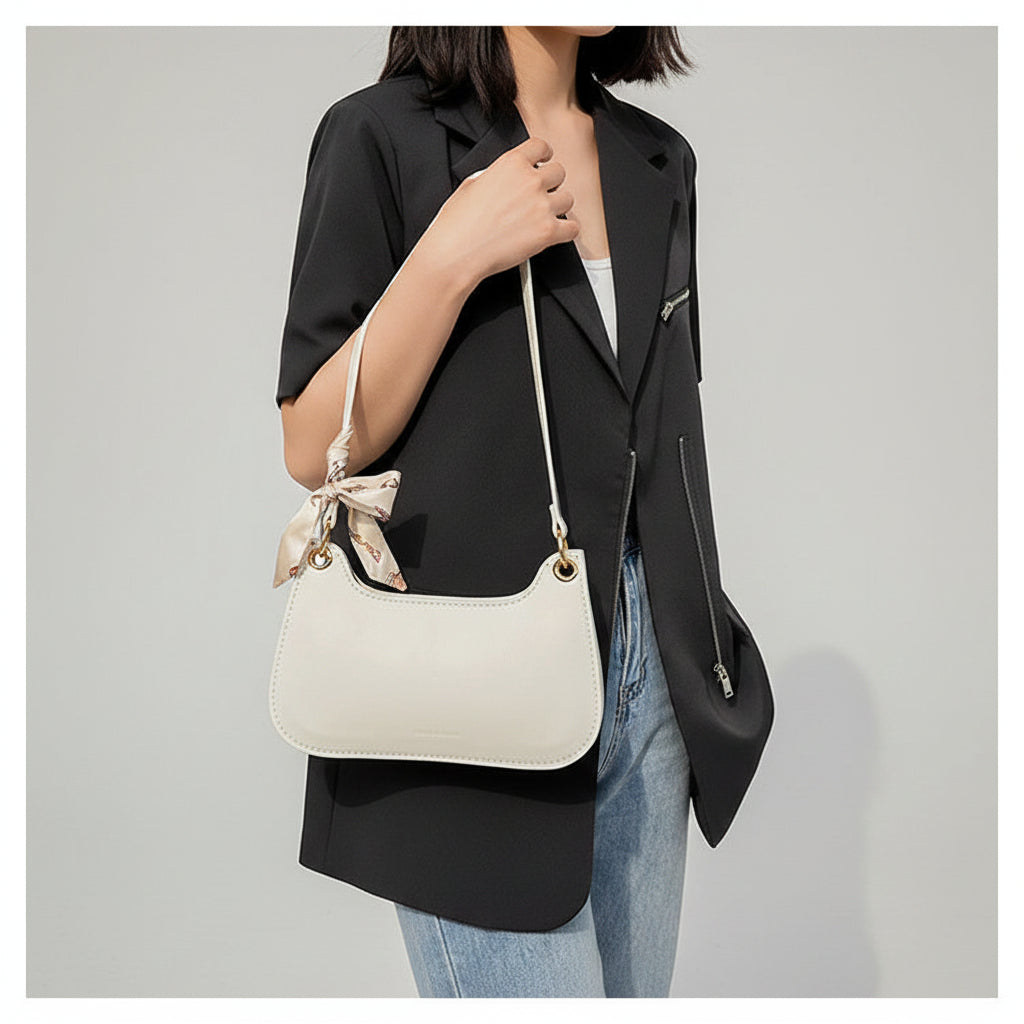 DIY Silk Bow Shoulder Bag