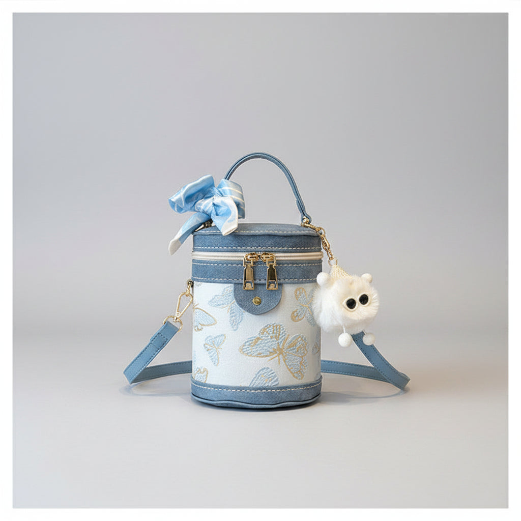 DIY Cylinder Crossbody Bucket Bag