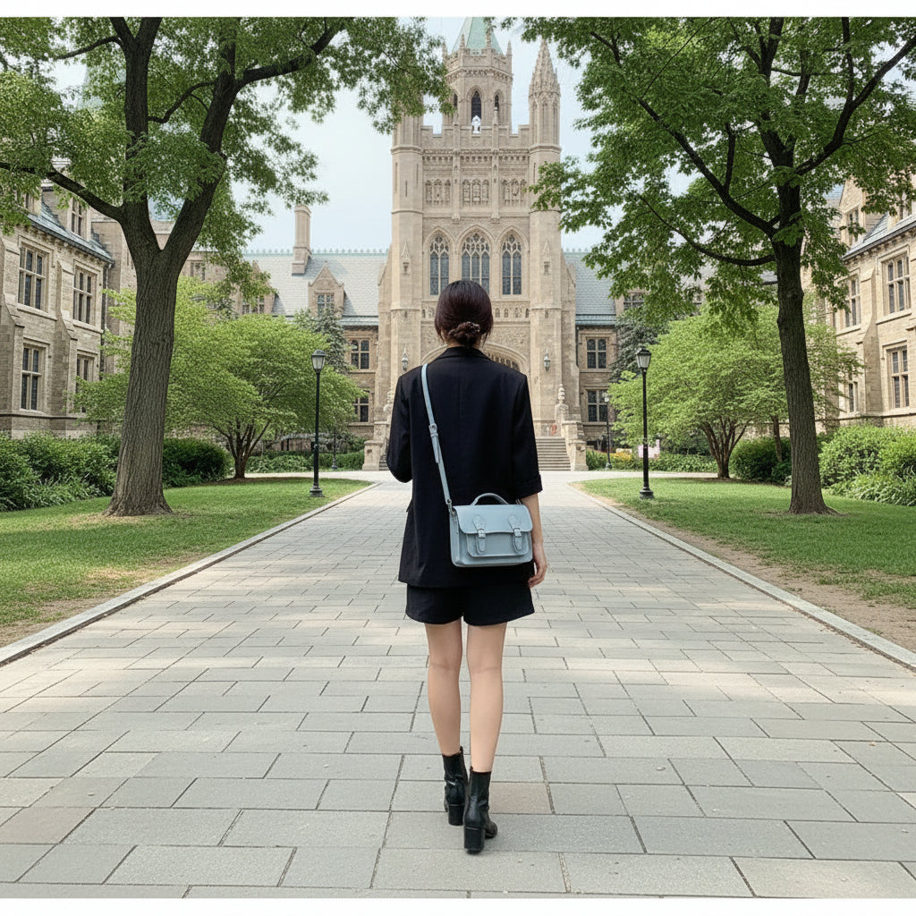 DIY Double Buckle Satchel Bag