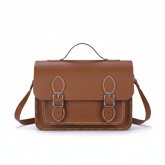 DIY Double Buckle Satchel Bag