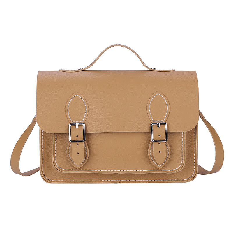 DIY Double Buckle Satchel Bag