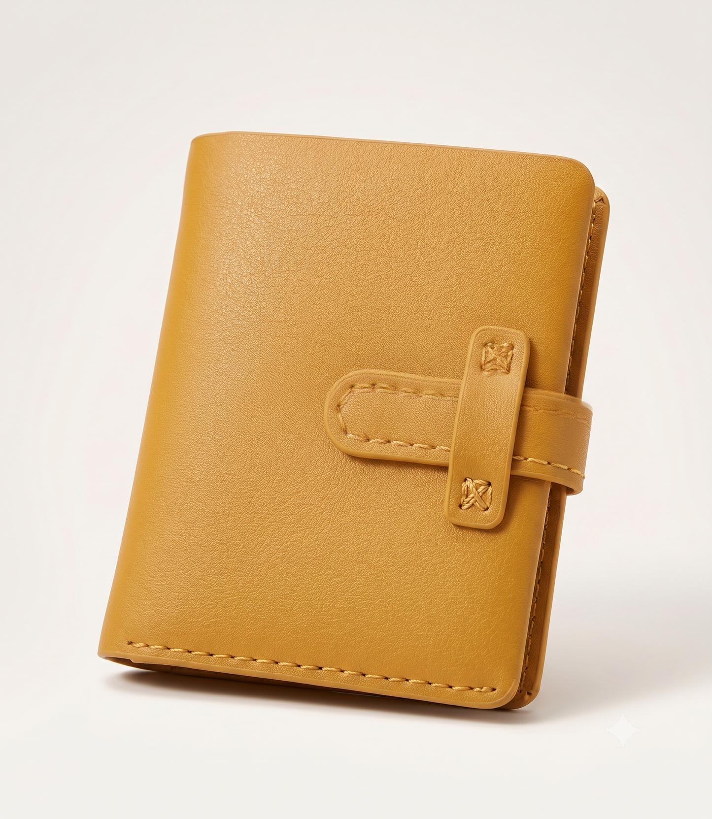 The Stitch & Snap Compact Leather Wallet
