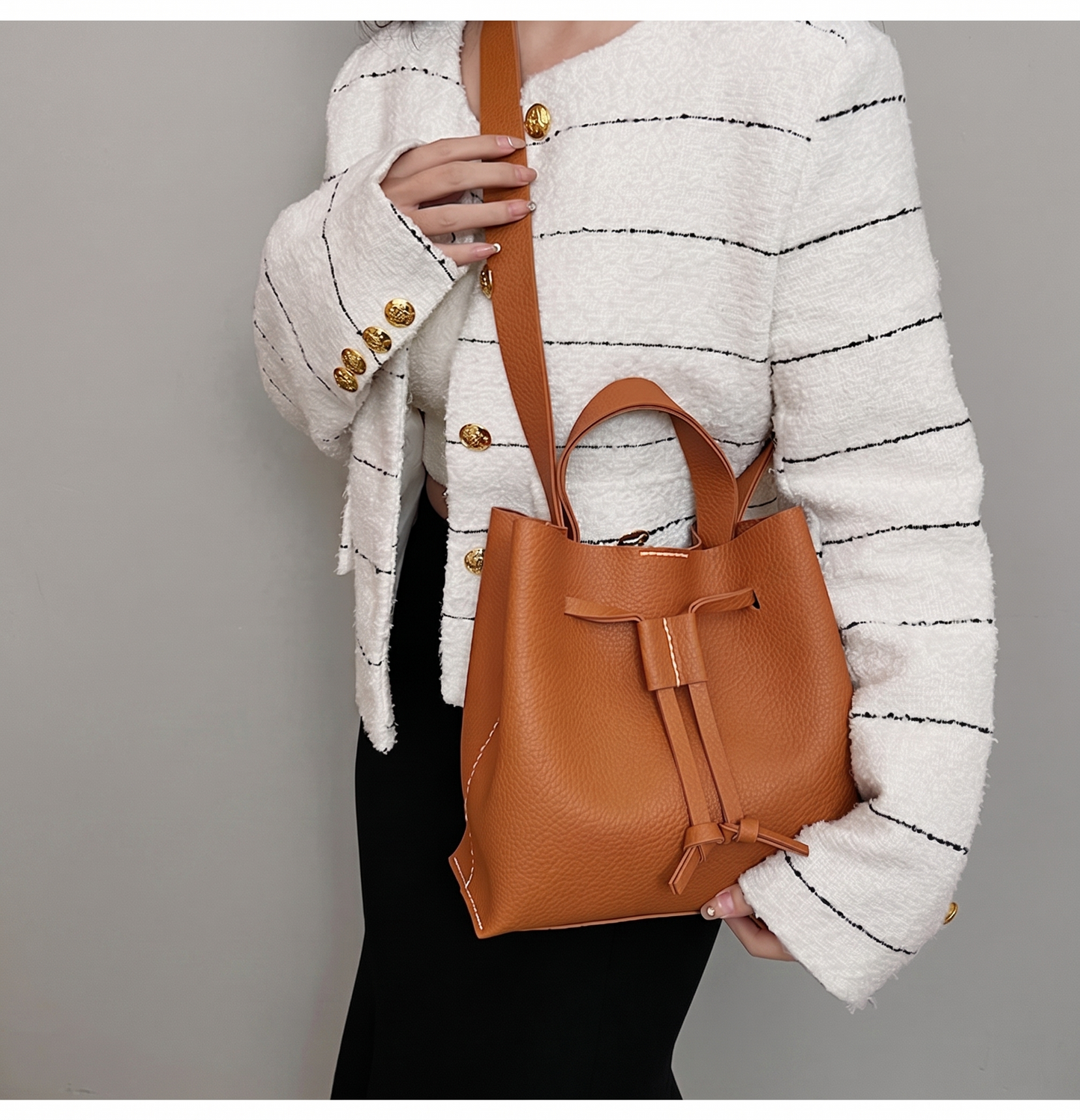 DIY Artisan Drawstring Tote