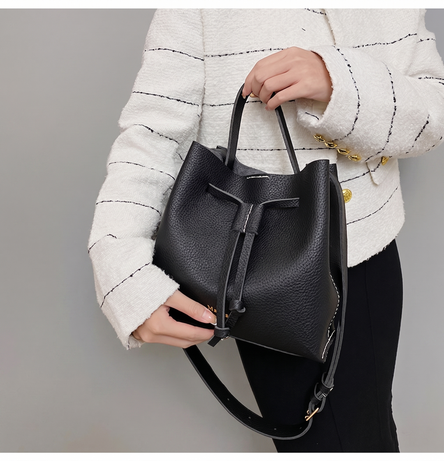 DIY Artisan Drawstring Tote