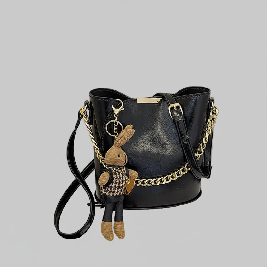DIY Midnight Charm Bucket Bag