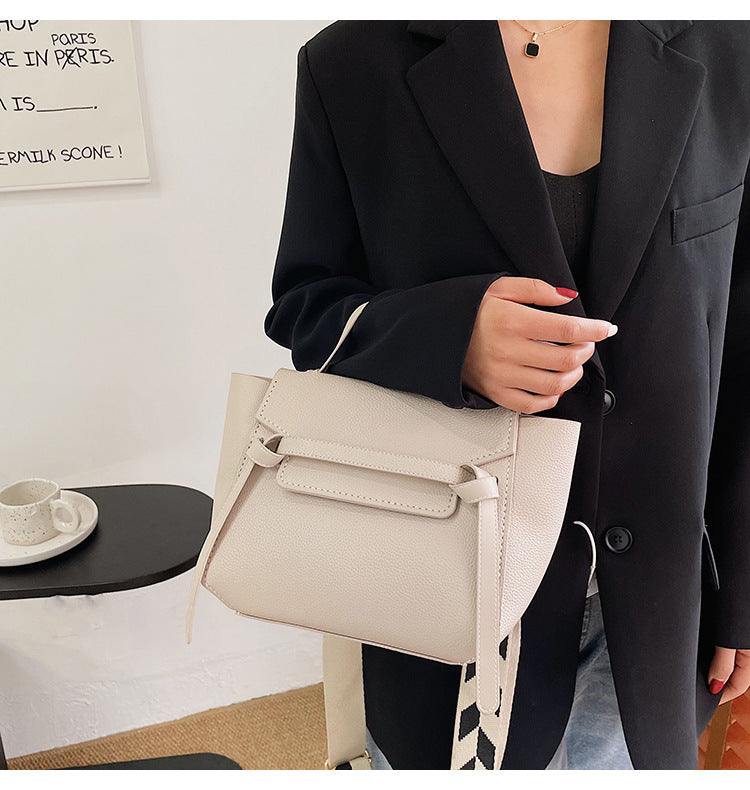 DIY Elegance Belted Satchel