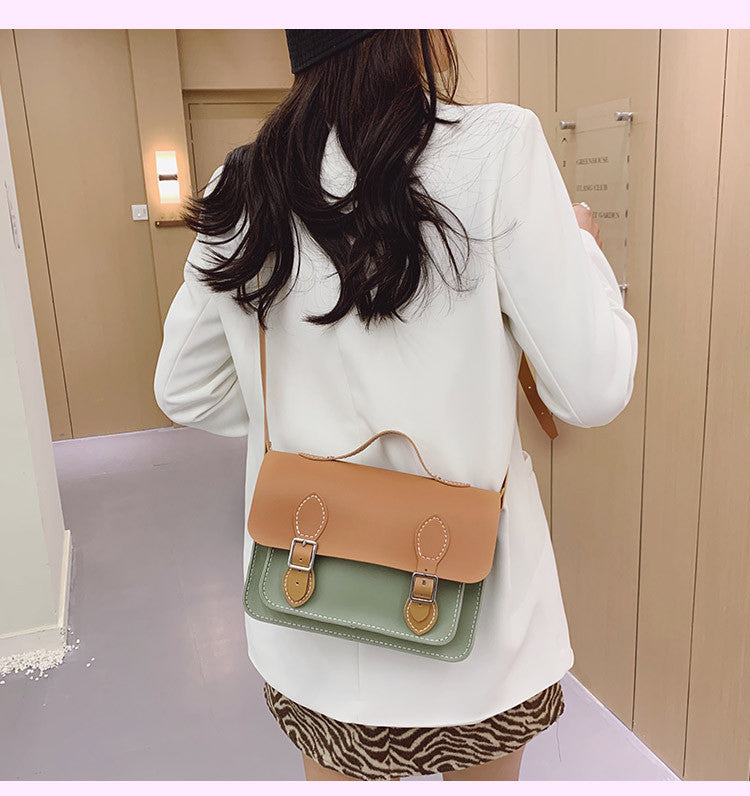 DIY Two Tone Satchel Crossbody