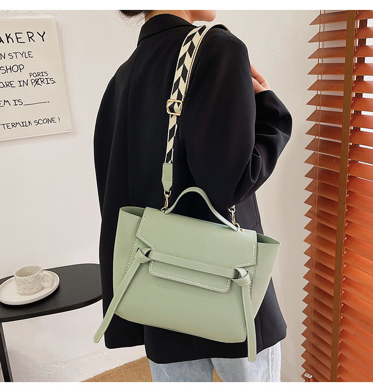 DIY Elegance Belted Satchel