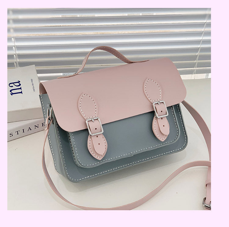 DIY Two Tone Satchel Crossbody
