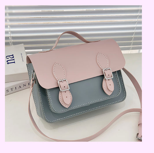 DIY Two Tone Satchel Crossbody