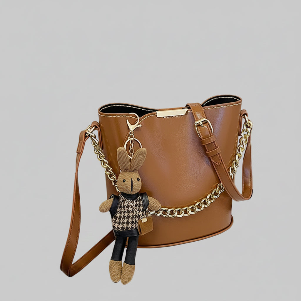 DIY Midnight Charm Bucket Bag