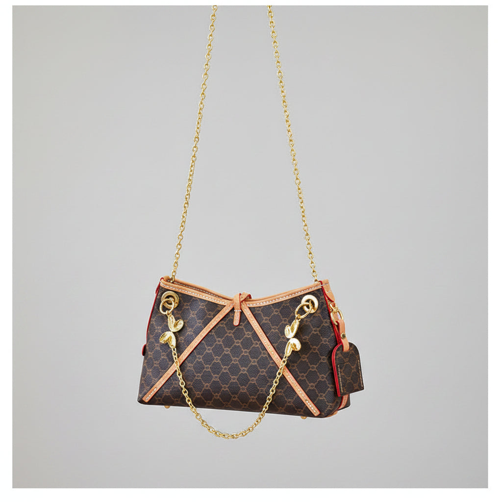 DIY Monogram Shoulder Bag