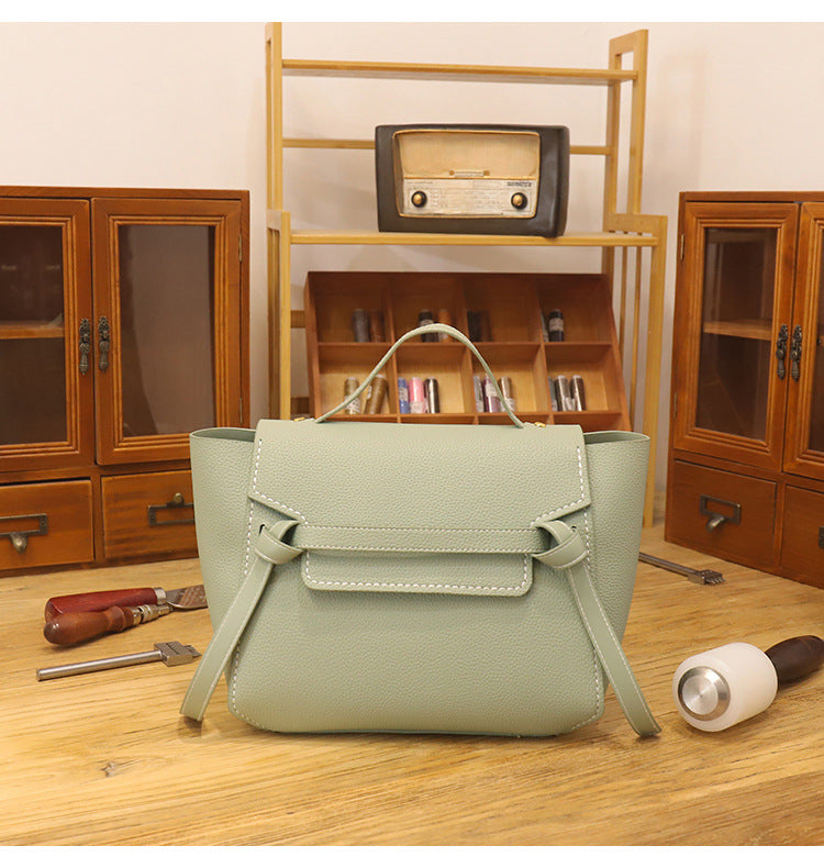 DIY Elegance Belted Satchel