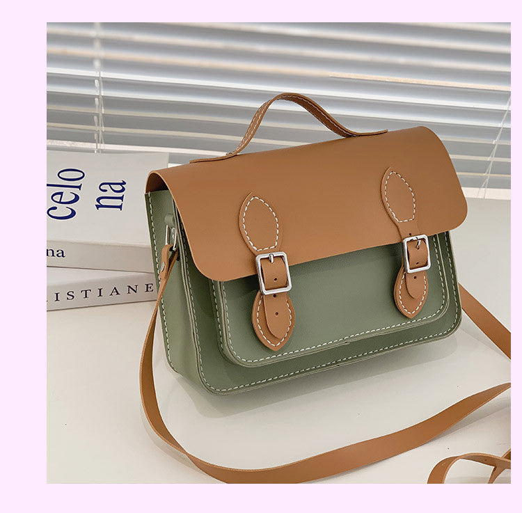 DIY Two Tone Satchel Crossbody