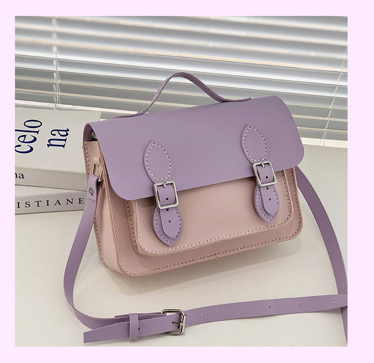 DIY Two Tone Satchel Crossbody