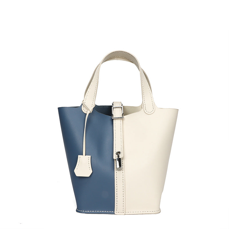 DIY Two Tone Bucket Bag