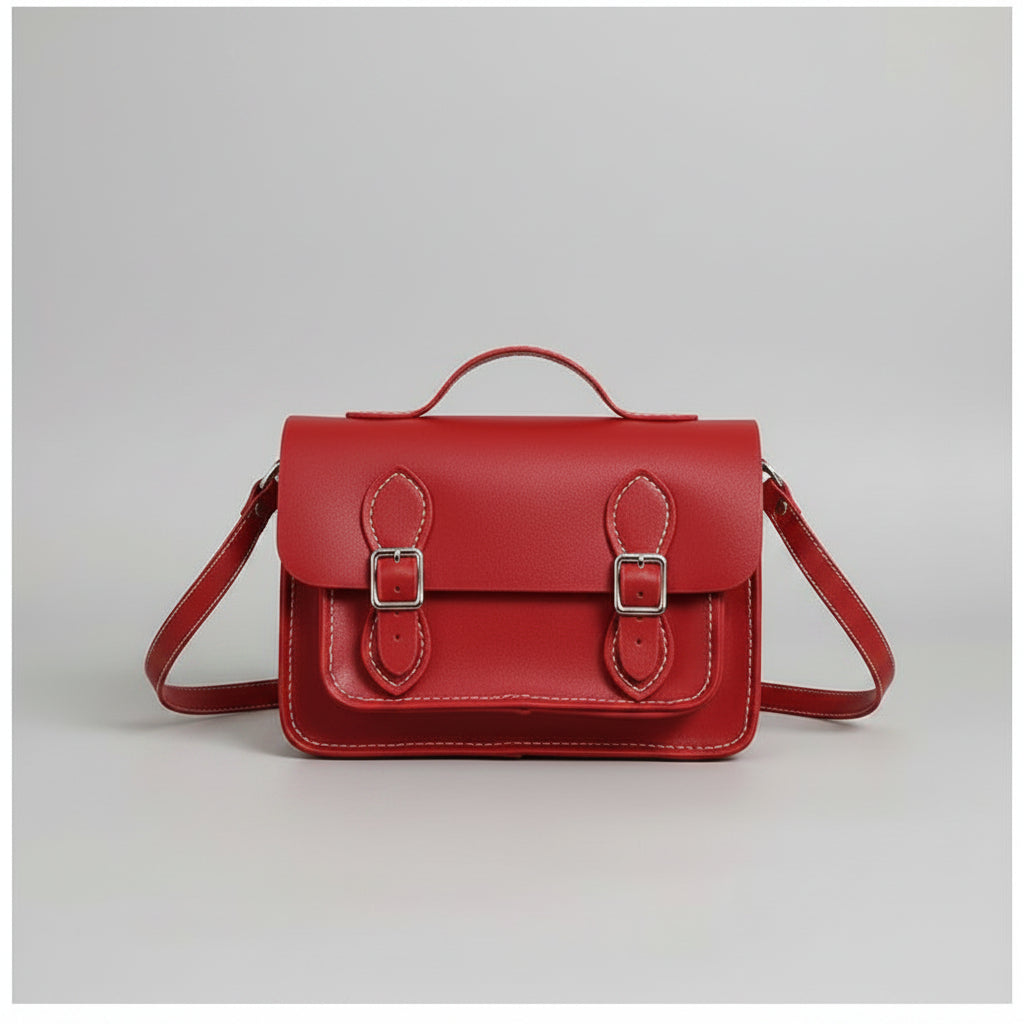 DIY Double Buckle Satchel Bag