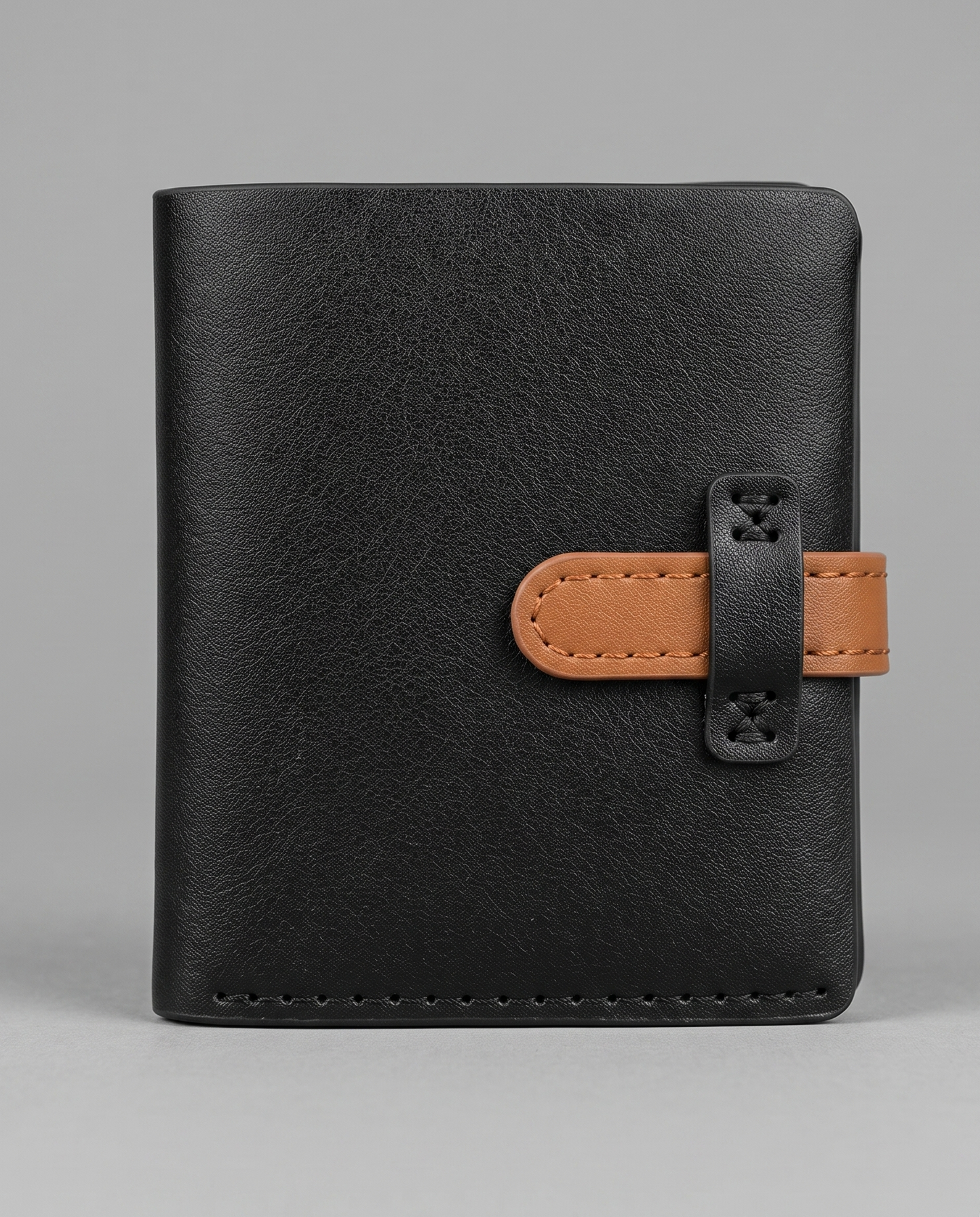 The Stitch & Snap Compact Leather Wallet