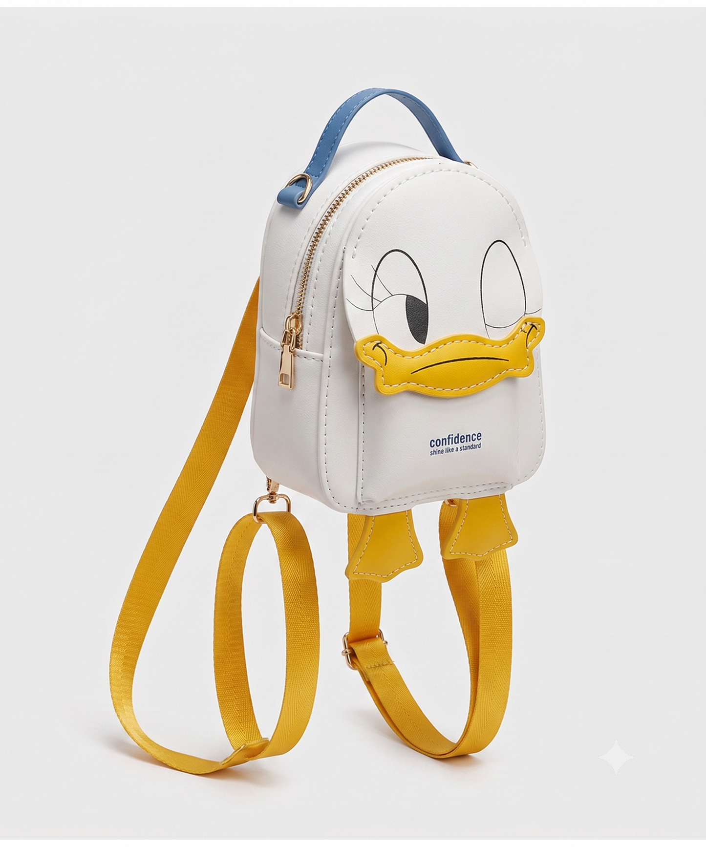 3-in-1 Cute Duck Mini Backpack Crossbody Bag