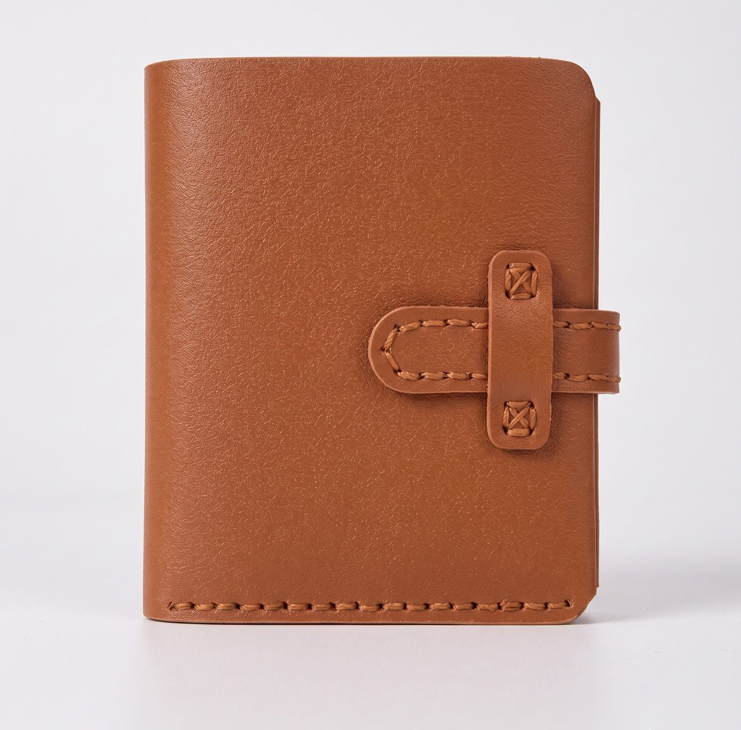 The Stitch & Snap Compact Leather Wallet